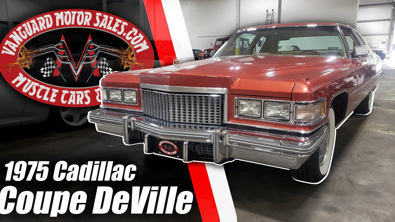 1975 Cadillac Coupe Deville For Sale Vanguard Motor Sales #1480