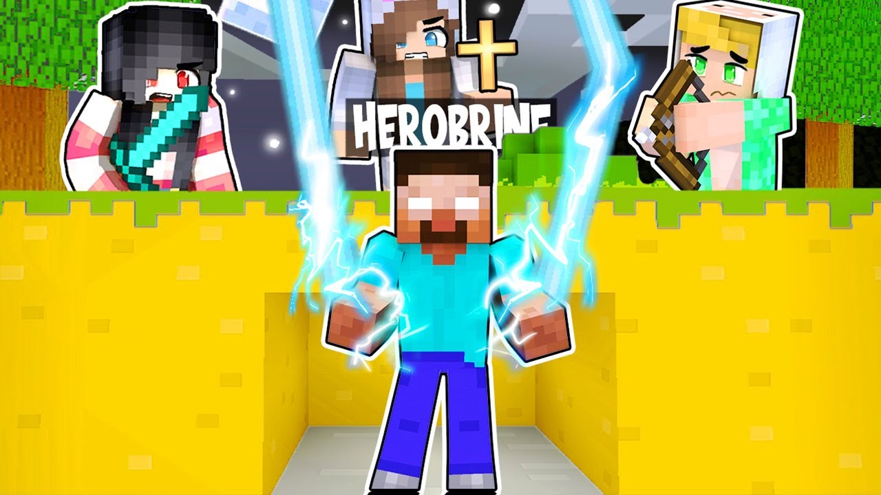 3 GIOCATORI CONTRO 1 HEROBRINE SU MINECRAFT!