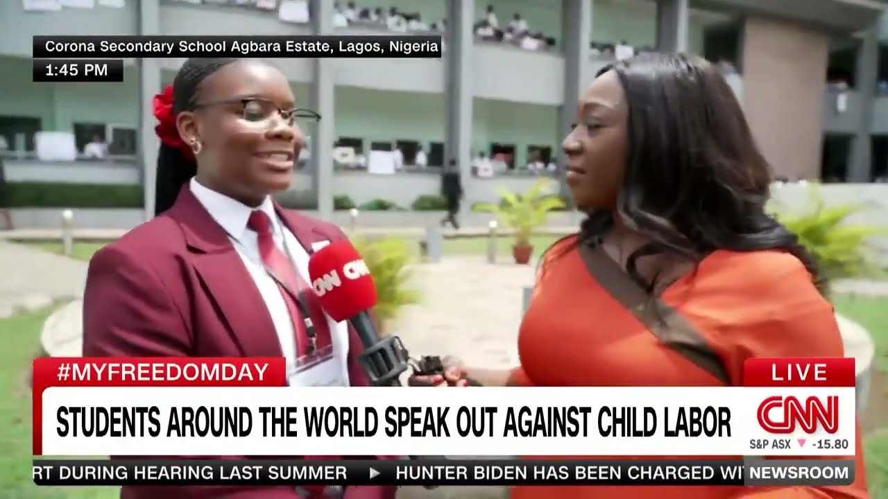 Corona Secondary School Students Featured on CNN for Inspiring #MyFreedomDay Celebration