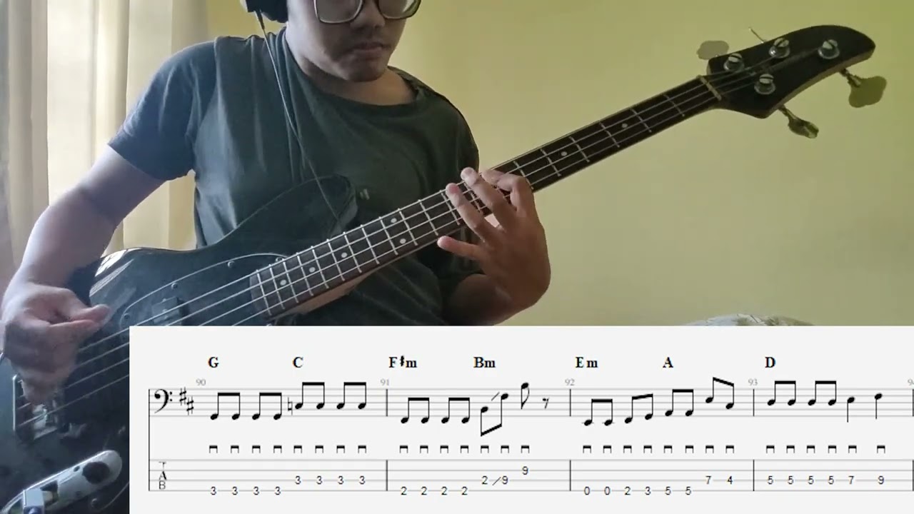 (그녀가 웃었다) She Smiled - DAY6 (Bass Cover and Tab)