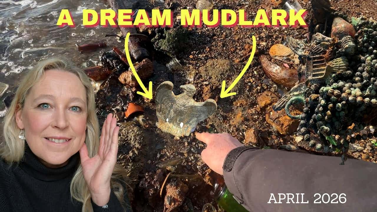 The Day of 100 Treasures After the Storm  - Mudlarking A Deserted Foreshore