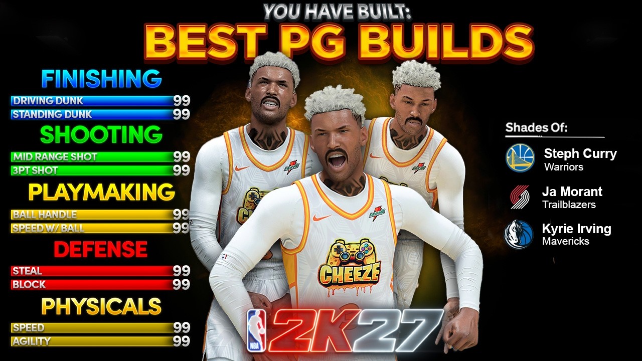 *НОВИНКА* ЛУЧШИЕ СБОРКИ РАЗЫГРЫВАЮЩЕГО В NBA 2K27 (БЕЗ СЛАБОСТЕЙ) - ЛУЧШАЯ СБОРКА РАЗЫГРЫВАЮЩЕГО ...