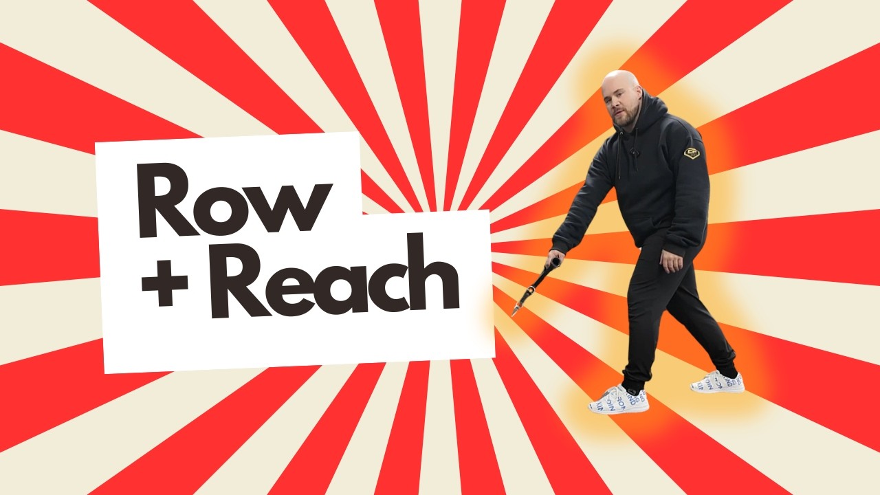 Single Arm Low Cable Row with Reach Rotation & Back Control