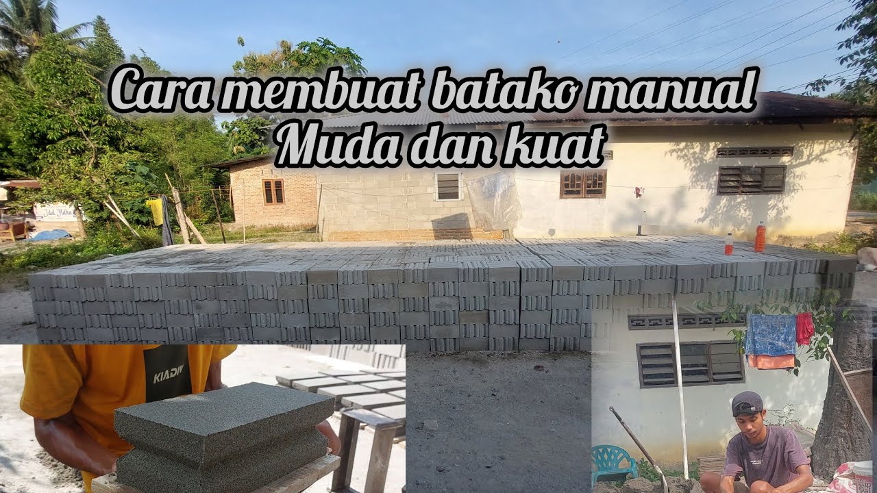 CARA MEMBUAT BATAKO MANUAL MUDAH SIMPEL, MURAH DAN KUAT