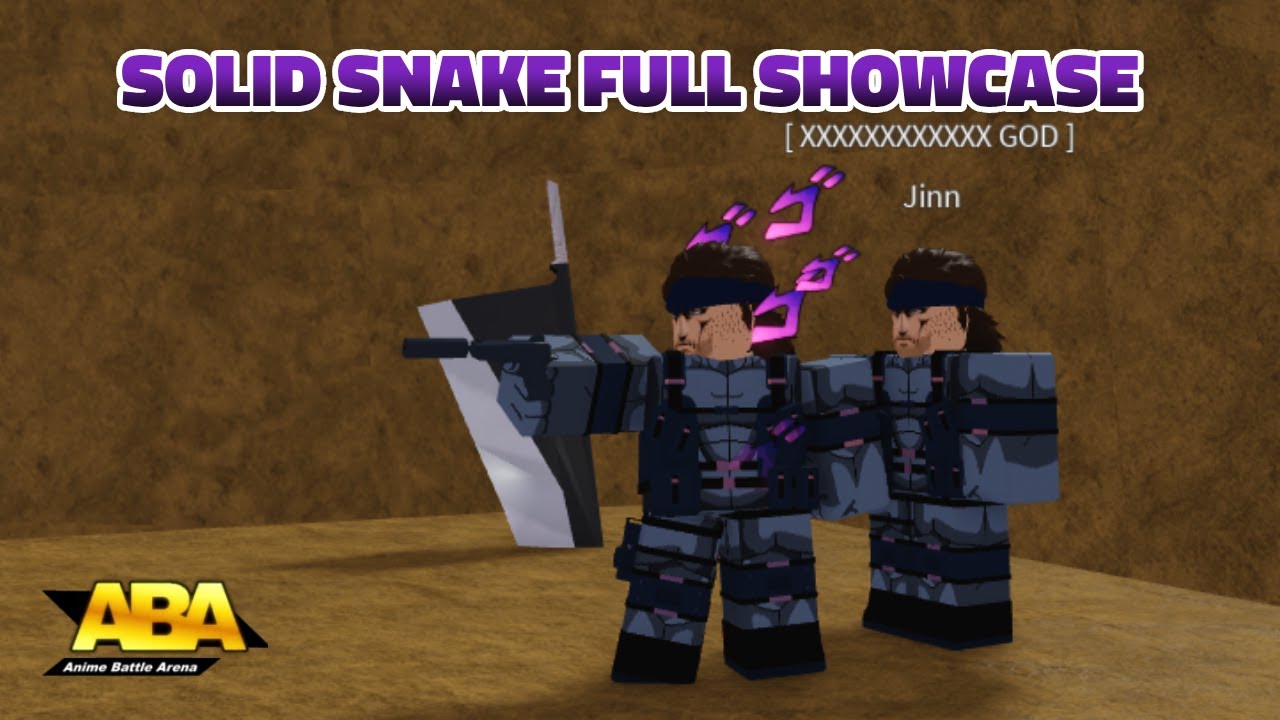 [ОБНОВЛЕНИЕ ABA] SOLID SNAKE ПОЛНЫЙ ОПИСАНИЕ + РУКОВОДСТВО (это не аниме, но ладно, братан)