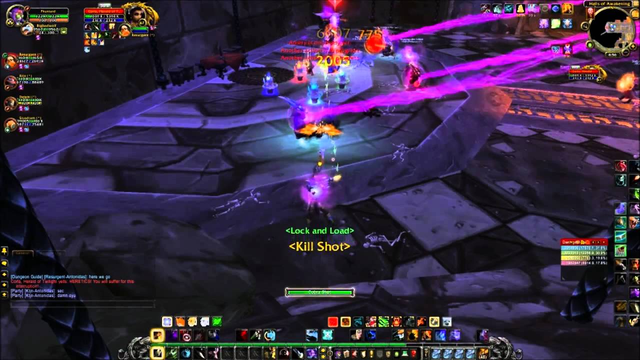 World of Warcraft - Blackrock Caverns - 2nd Boss - How to stand in a beam.