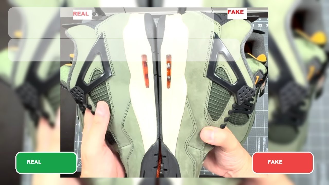 How To Quickly Spot The Fake Air Jordan 4 Undefeated