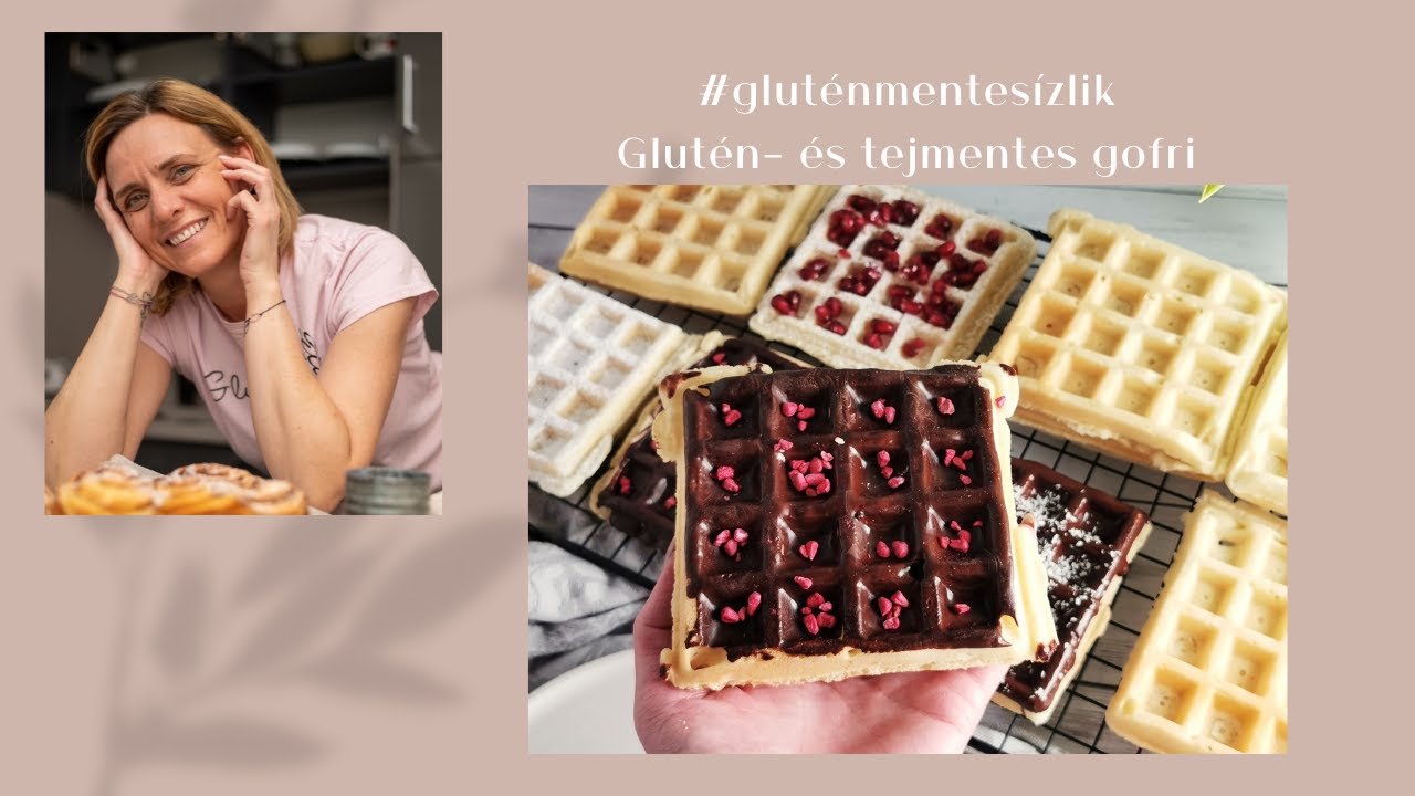 Glutén- és tejmentes gofri