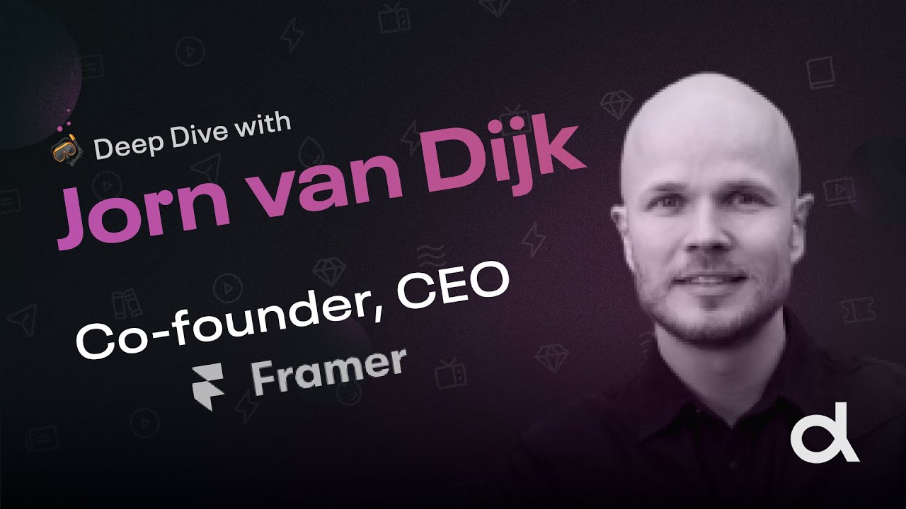 Jorn van Dijk - Framer and AI's impact on Design (Dive Club Ep. 3)