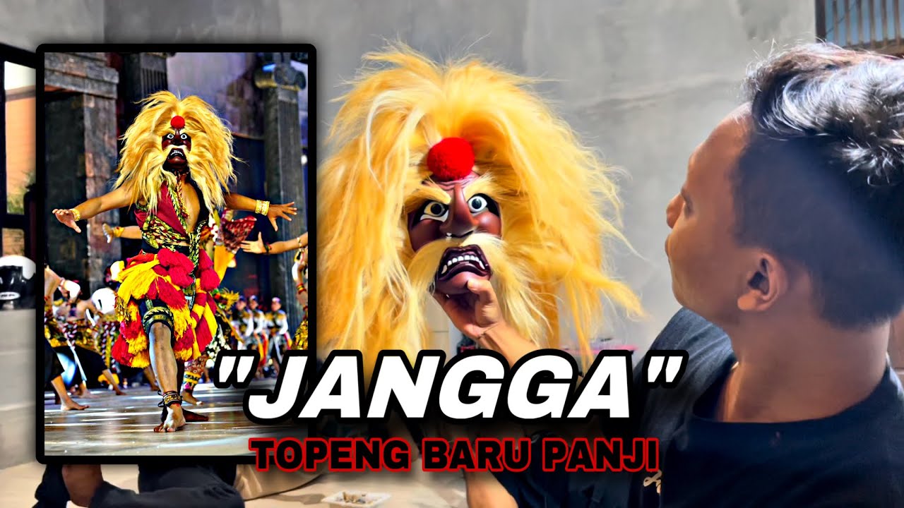 FINISHING PROSES PEMBUATAN TOPENG BUJANG GANONG PANJI (JANGGA)