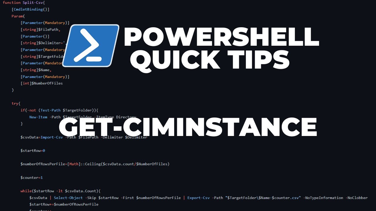 Краткие советы по PowerShell: Get-CimInstance