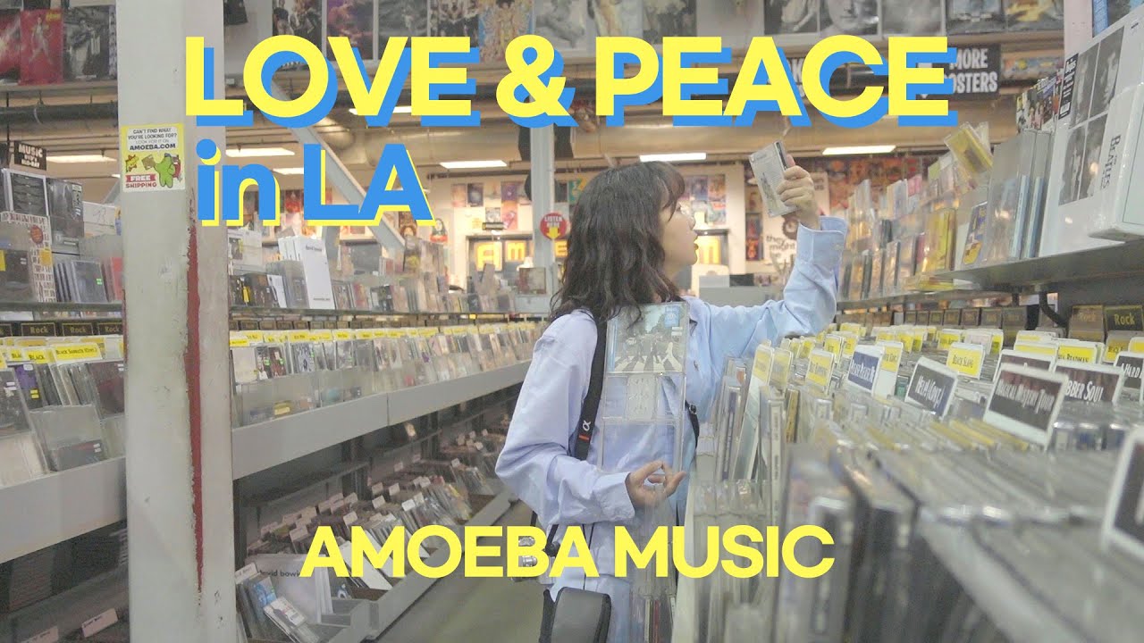🇺🇸너무 커서 못 나올 뻔한 LA 아메바 뮤직 레코드샵 | LA Amoeba Music