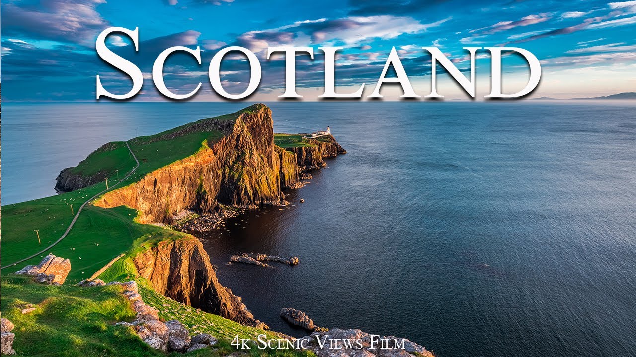 Scotland 4k - Scenic Relaxation Film with Calming Music - By Scenic Views
