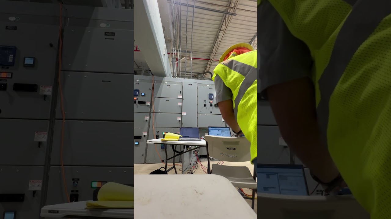 Testing protective relays (SEL) using Omicron test equipment #electricalengineering #power