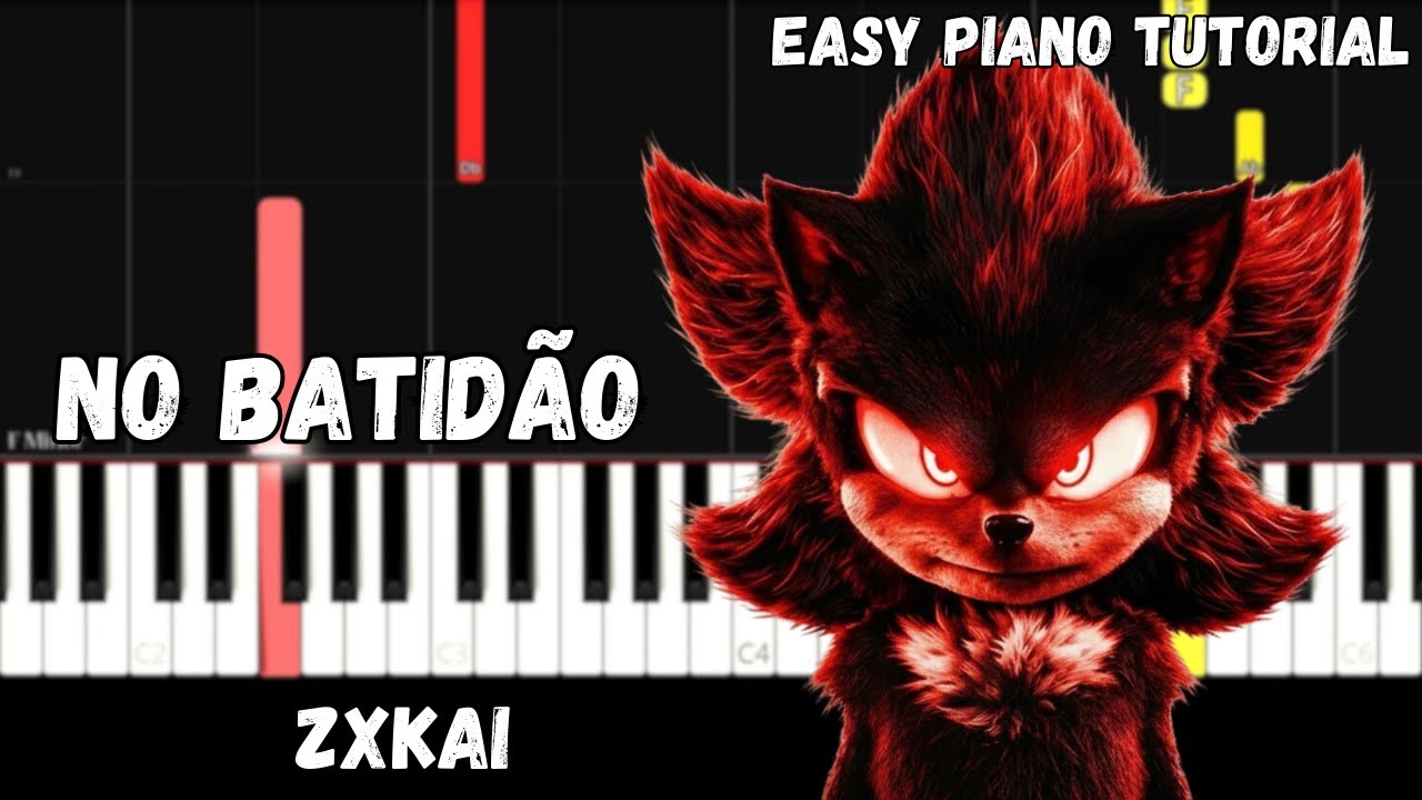 ZXKAI - NO BATID&Atilde;O (Easy Piano Tutorial)