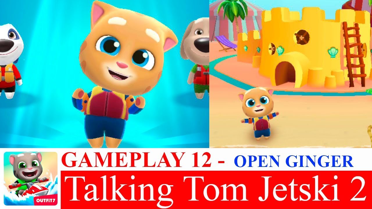 Talking Tom Jetski 2 -  OPEN GINGER (Gameplay 12)