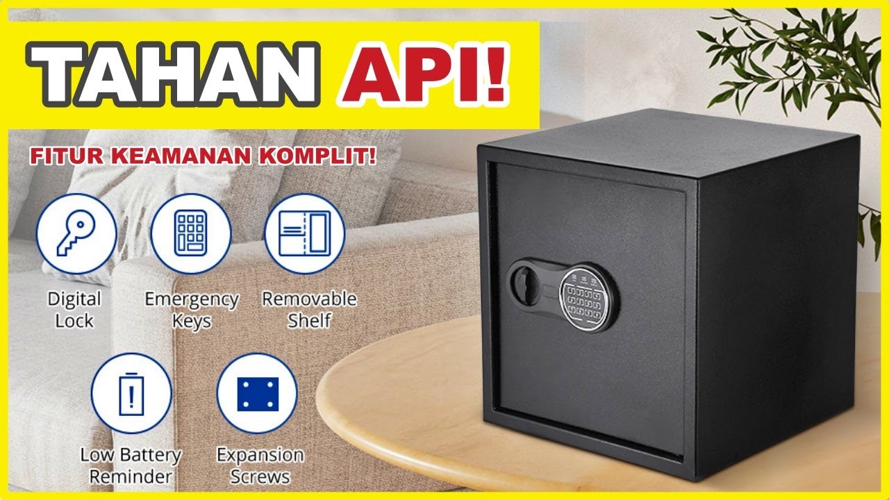 TERBARU! 10 Rekomendasi BRANKAS TERBAIK 2025 – Tahan Api Paling Aman dan Canggih