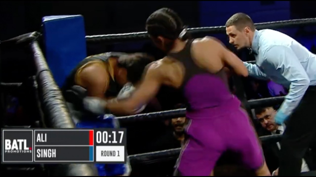 JAKE PAUL'S FIGHTER RAMLA ALI DESTROYS HER OPPONENT INSIDE ONE ROUND / REACTION & FOOTAGE FROM DUBAI