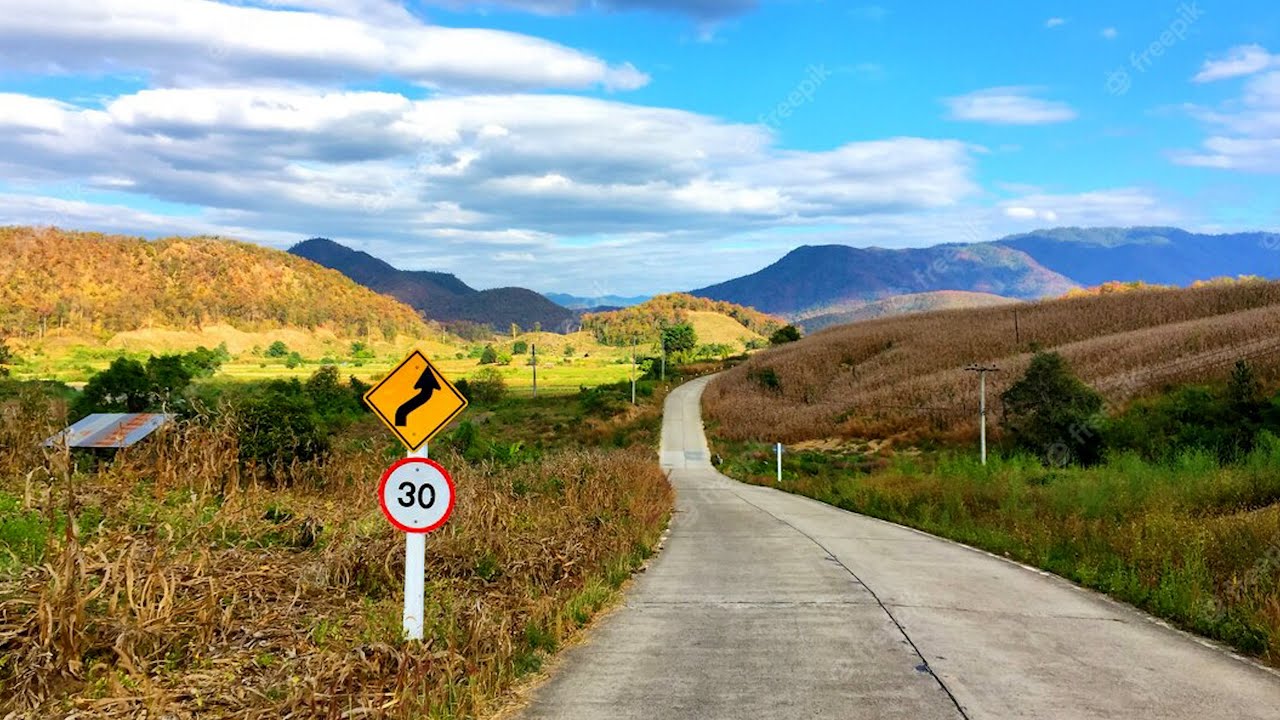 Chiang Mai to Pai by motorbike, Thailand (2025) (4K) Full road trip - Riding a motorbike to Pai