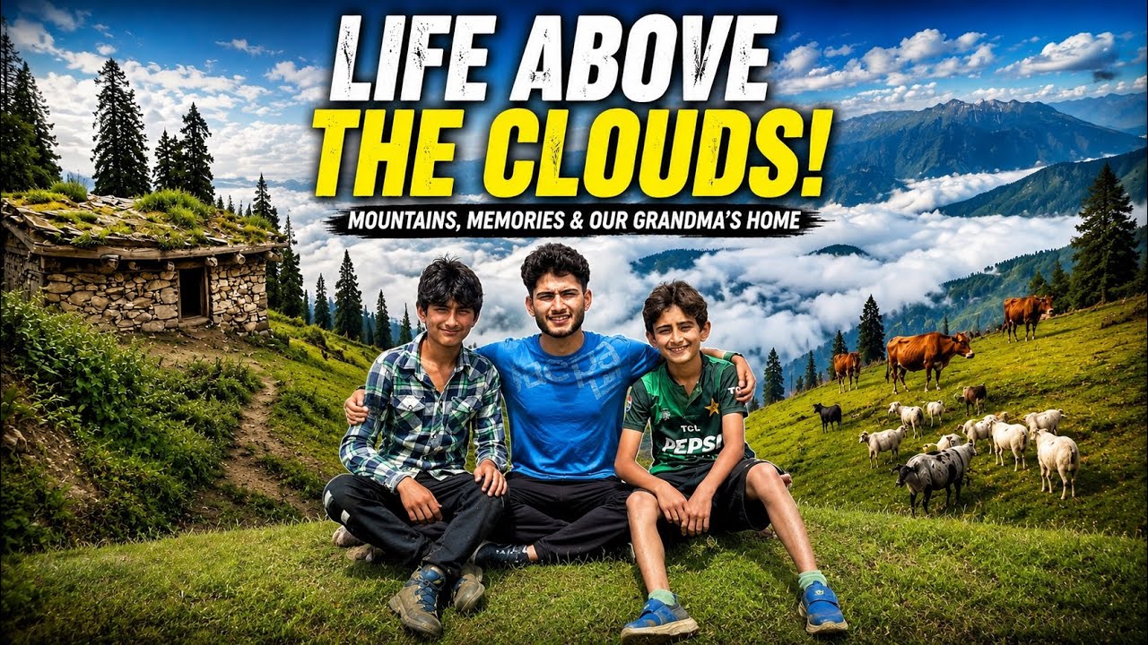     Life Above the Clouds in Kashmir ❤️ | Mountain Village Adventure With My Brothers | ShowBoo 