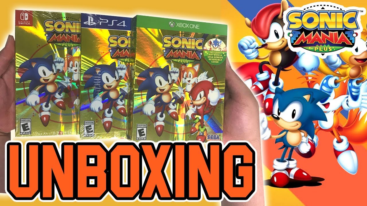 Sonic Mania Plus (PS4/Xbox One/Switch) Unboxing!!