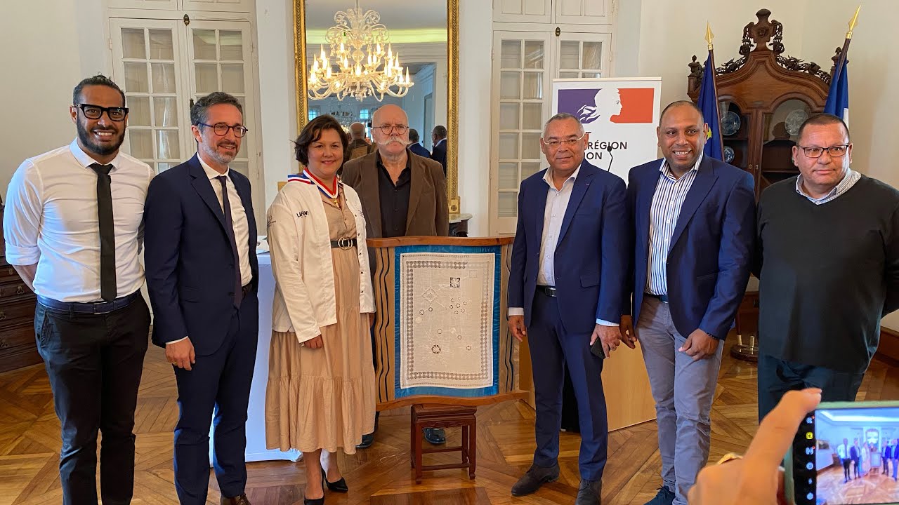 Artisanat : Karine Turpin brodeuse traditionnelle de Cilaos élue meilleurs ouvriers de France