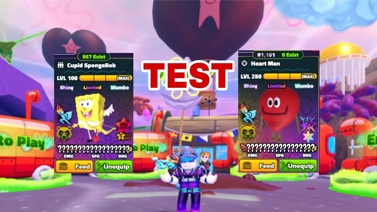 Тест Валентин юнитов в спанч боб точно дефенс 