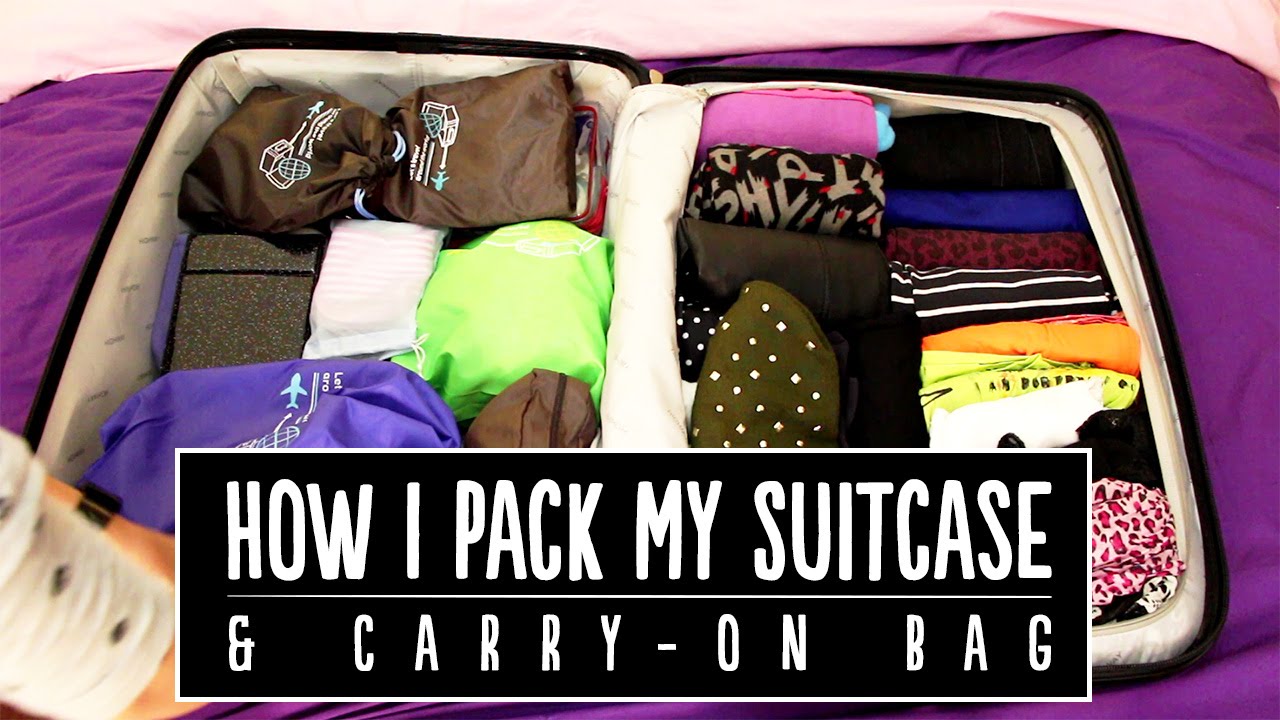 How I Pack My Suitcase & Carry-On Bag + OOTD | Pippopunkie