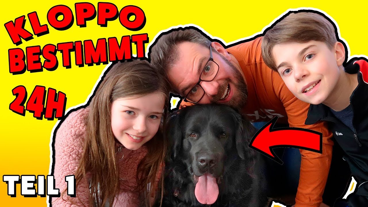 Hat KLOPPO was gegen PAPA??? 🐶UNSER HUND entscheidet 24 STUNDEN *TEIL 1* 🐕Lulu & Leon