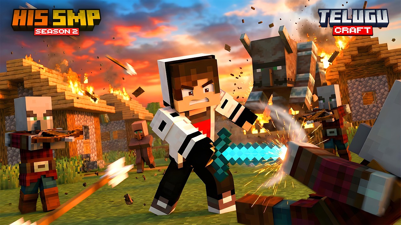 Village Raid | Minecraft EP 18 | Hi5 SMP