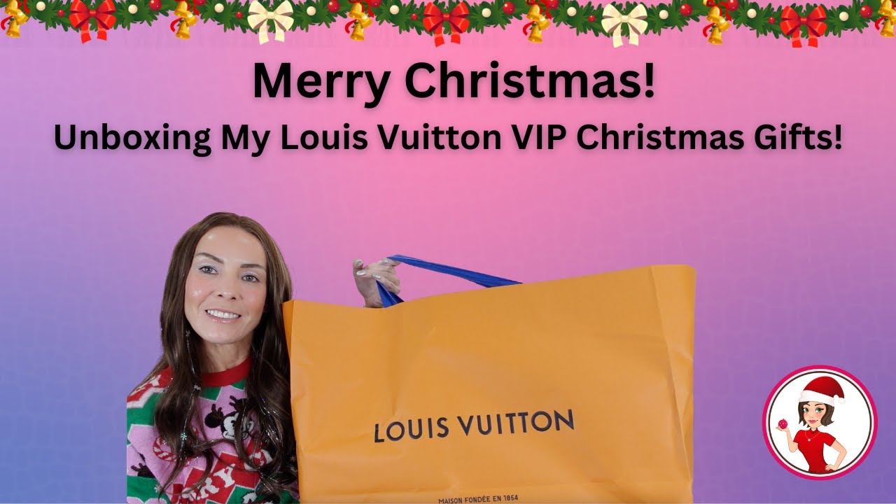 Merry Christmas!! Unboxing My Louis Vuitton VIP Christmas Gifts!