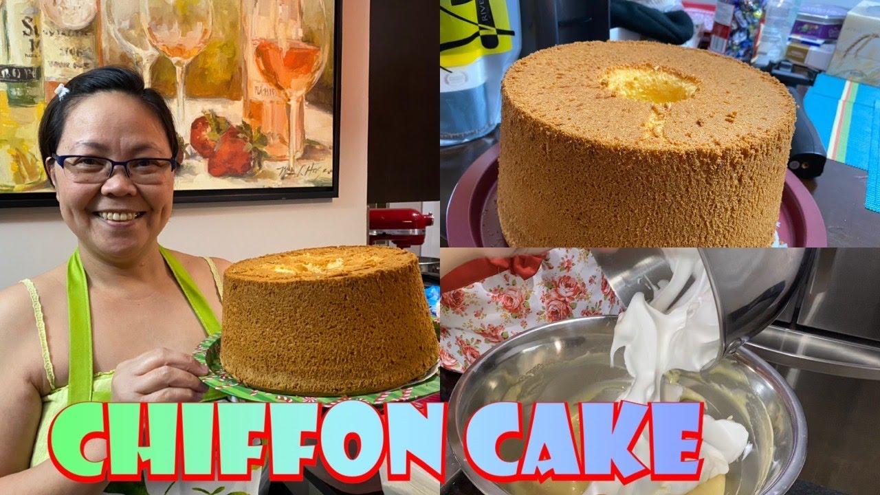 Easy Sponge/Chiffon Cake-Pineapple Juice