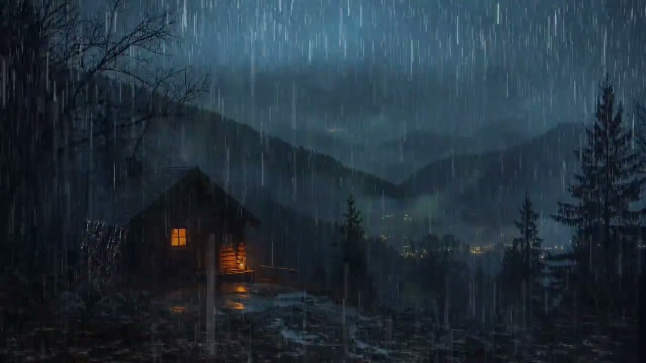 ASMR Stormy Rain Sleep | Heavy Rainstorm Sounds for Deep Relaxation and Peaceful Sleep