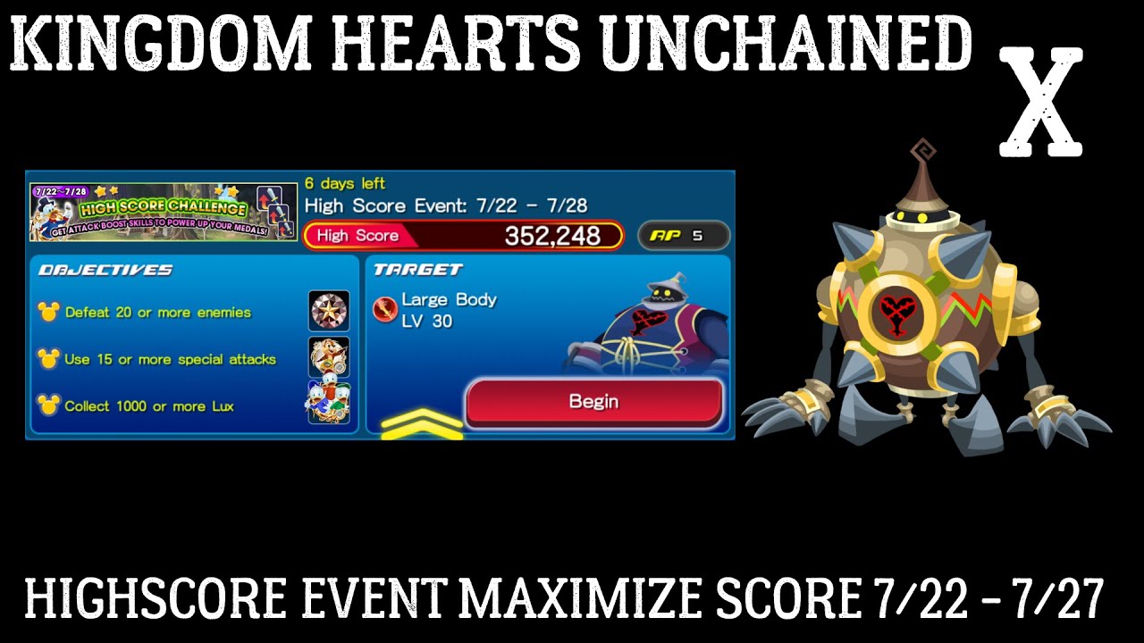 KHUX - Maximizing Score in High Score Challenge 7/27