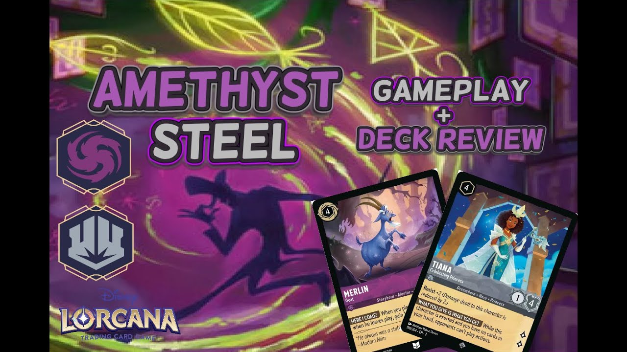 TIANA AGGRO is here to stay! Lorcana Amethyst Steel Gameplay, Deck Review, Inklands Talk **BUDGET**