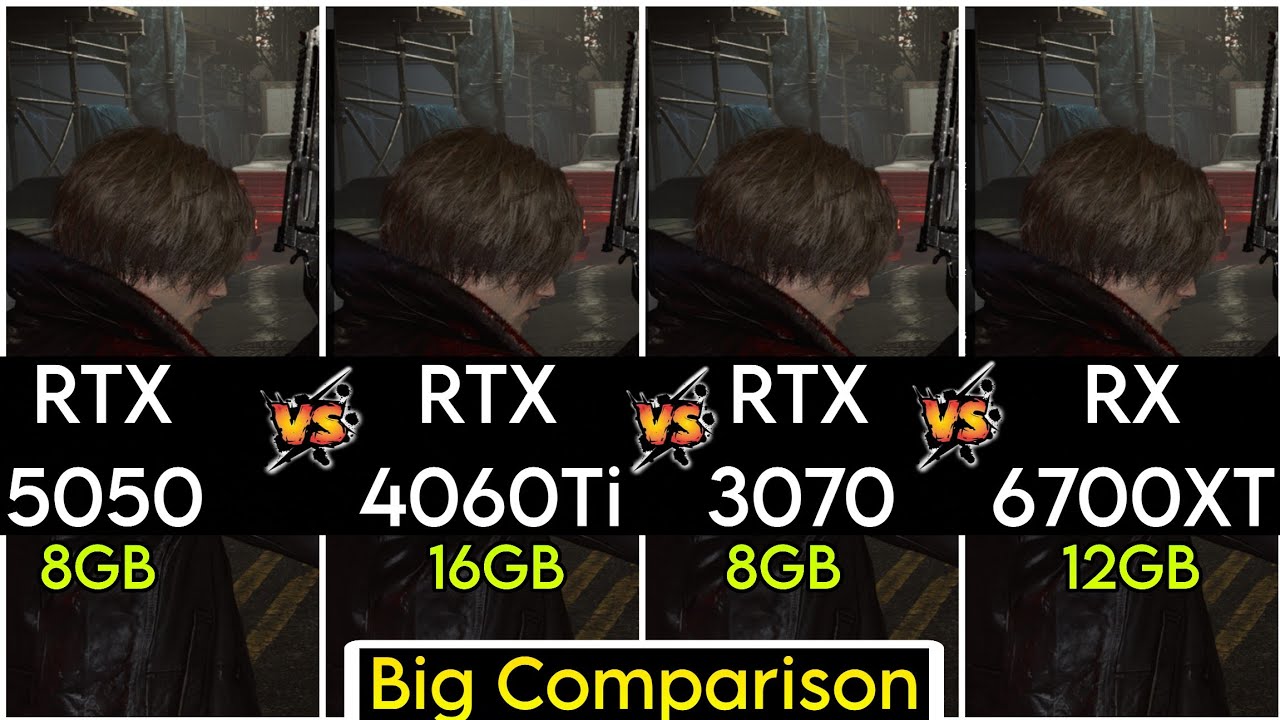 RTX 5050 vs RTX 4060 Ti vs RTX 3070 vs RX 6700 XT – Big Comparison !