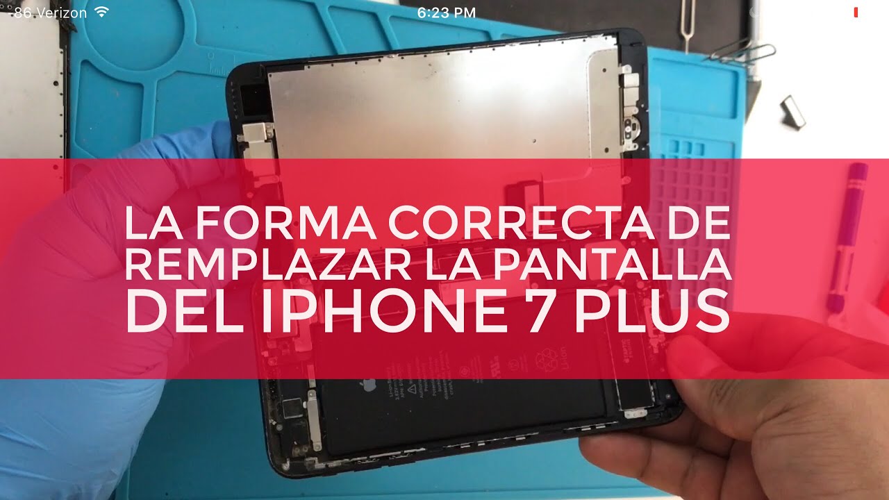 IPHONE 7 PLUS COMO CAMBIAR LA PANTALLA CORRECTAMENTE (CONSEJOS) TIPS