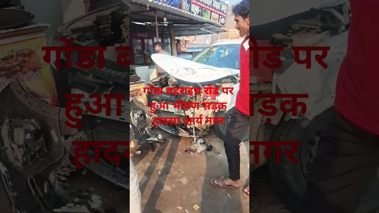 Road accident in Arya Nagar