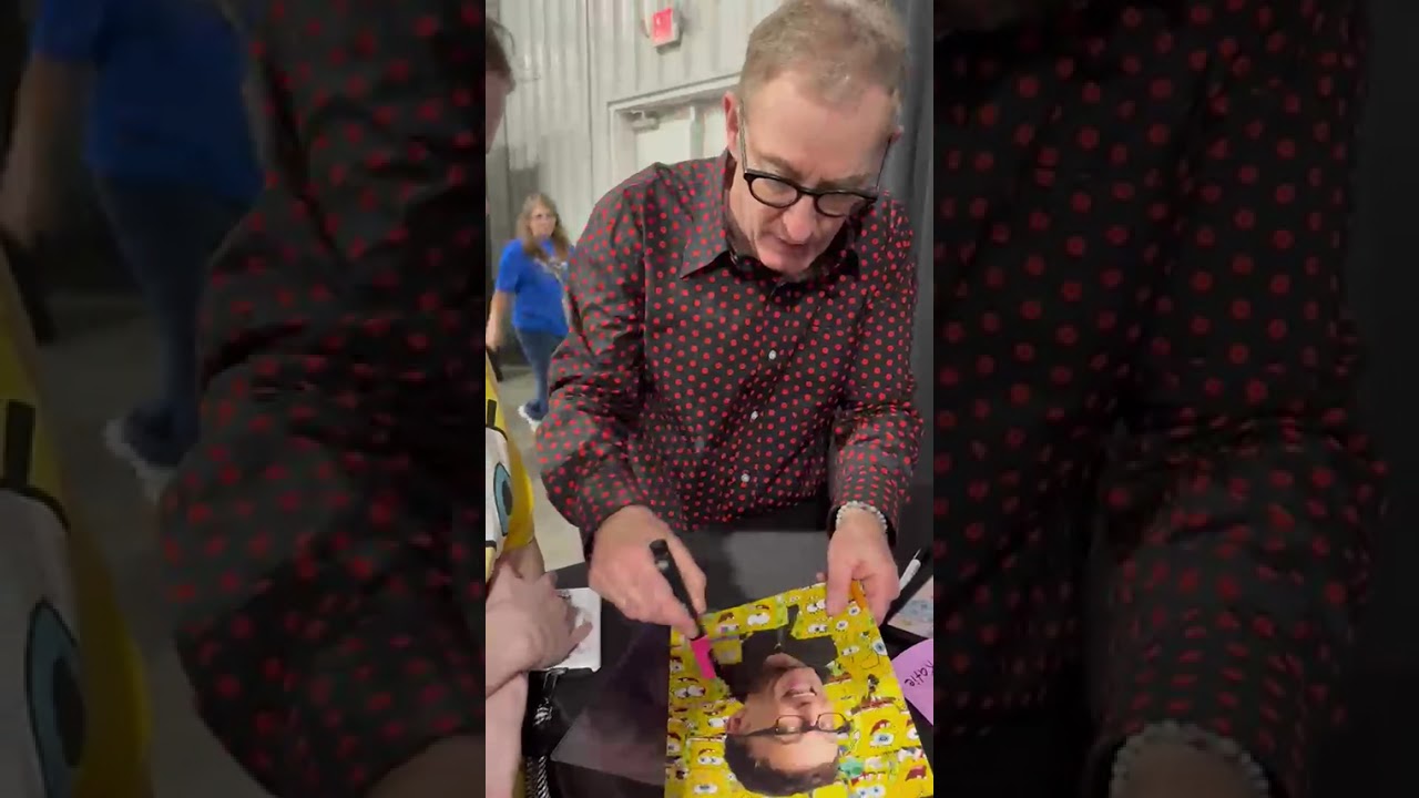 Meeting Mr. Tom Kenny at South Carolina Comic Con  