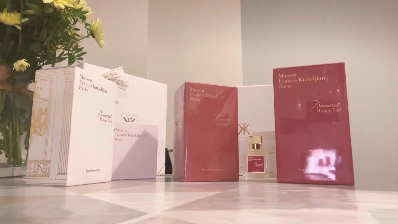 MFK Baccarat Rouge 540 - fake vs real