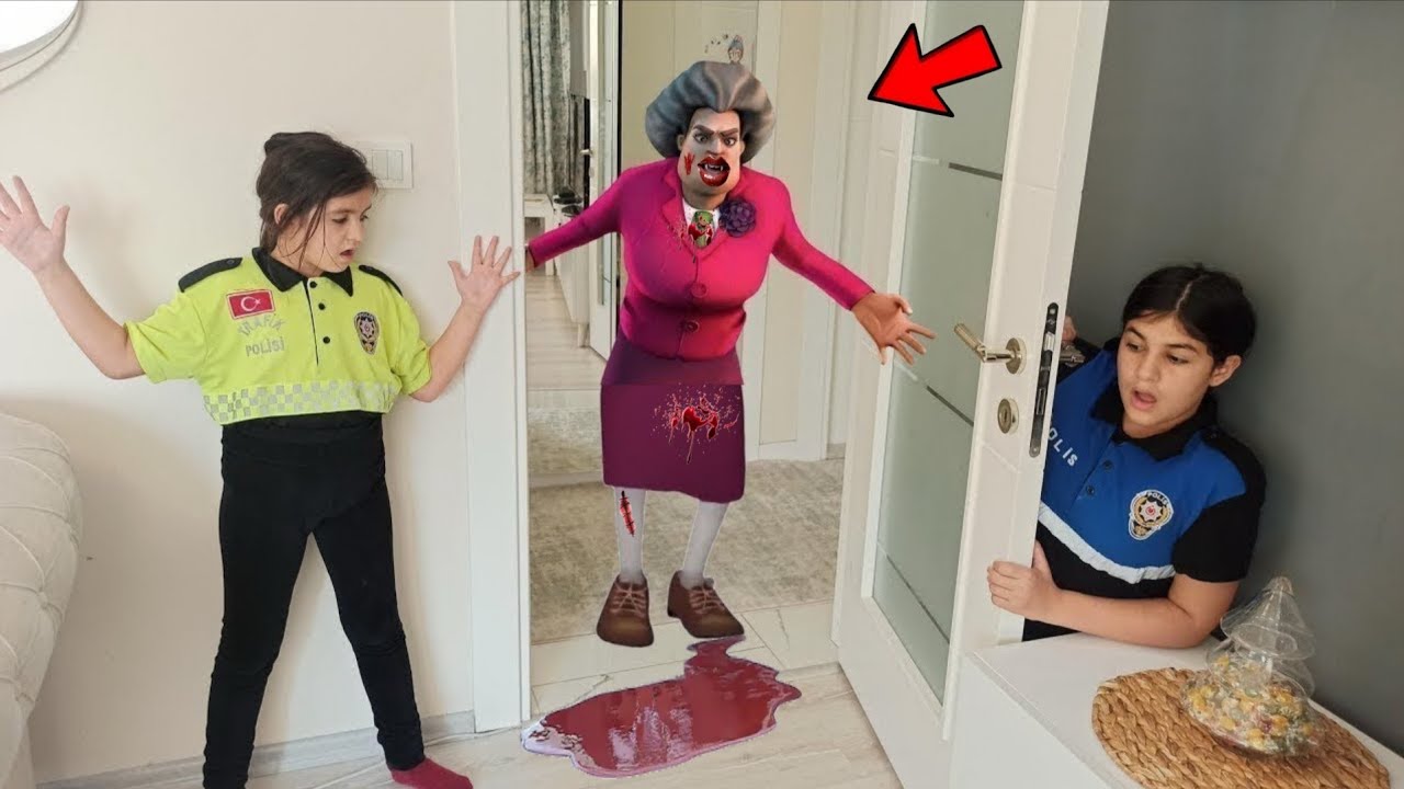 GERÇEK HAYATTA SCARY TEACHER EFSANESİ EVİMİZE GELDİ MELİSA NİSA !!