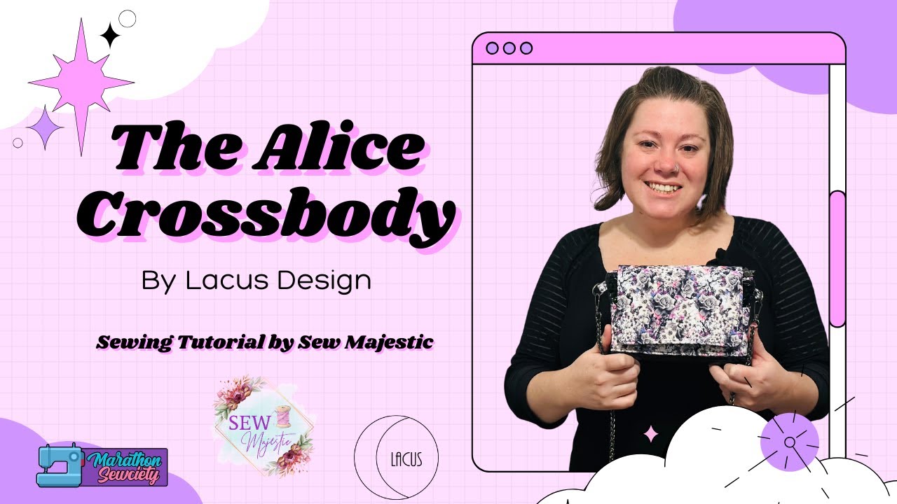 The Alice Crossbody by Lacus Design - Sewing Tutorial by Sew Majestic
