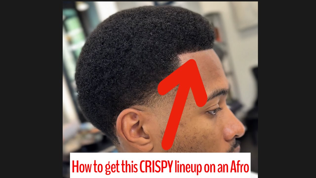 How to TAPER FADE & LINEUP an Afro