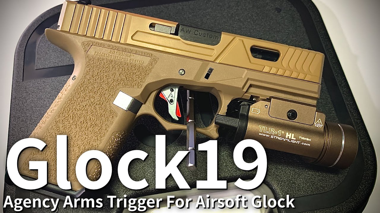 Agency Arms Trigger For Airsoft Glock / install / replace trigger tutorial