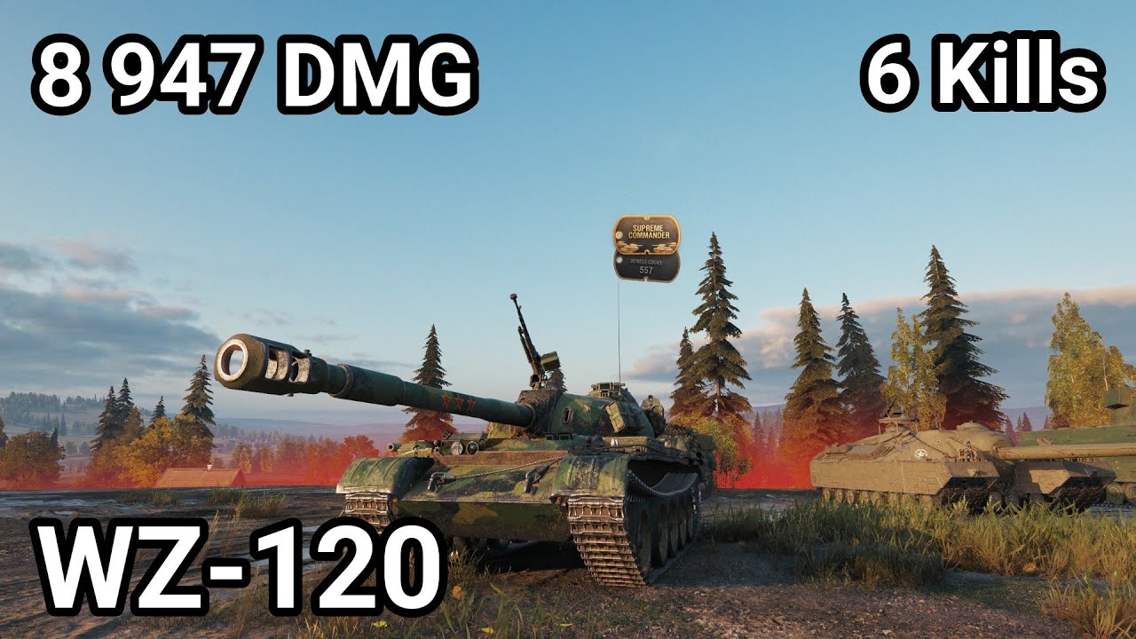 WZ-120 - 8 947 damage / 6 kill / 530 blocked