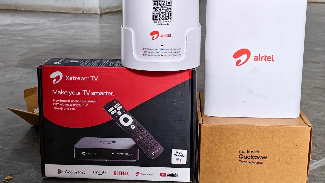 Airtel AirFiber InstallationHindi 💯 Mbps + Speed Test: मेरा अनुभव