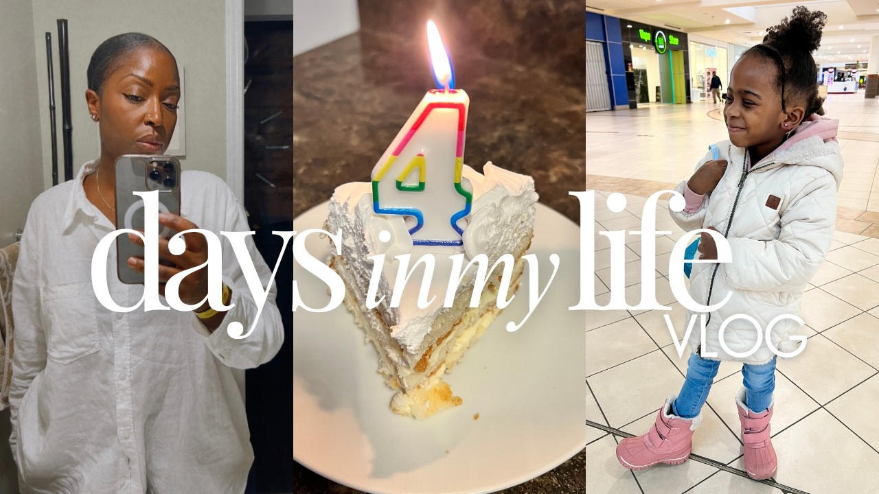 Weekly Vlog: Rediscovering Myself In My 40's | Brooklyn Turns 4 | Brooklyn Gets Her Ears Pierced