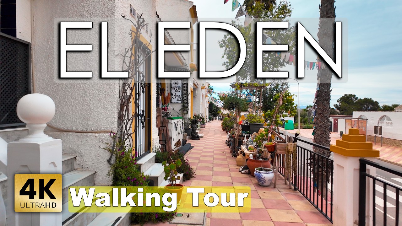 Urbanización El Eden (Guardamar del Segura) - Costa Blanca | Spain - Walking tour 2025 [4k 60fps]