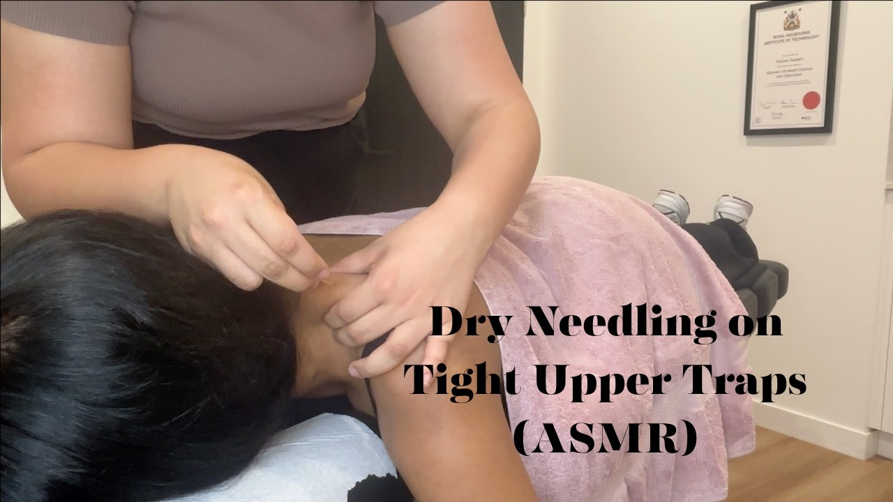 Dry Needling for Tight Shoulders (ASMR)| Radiant Chiropractic
