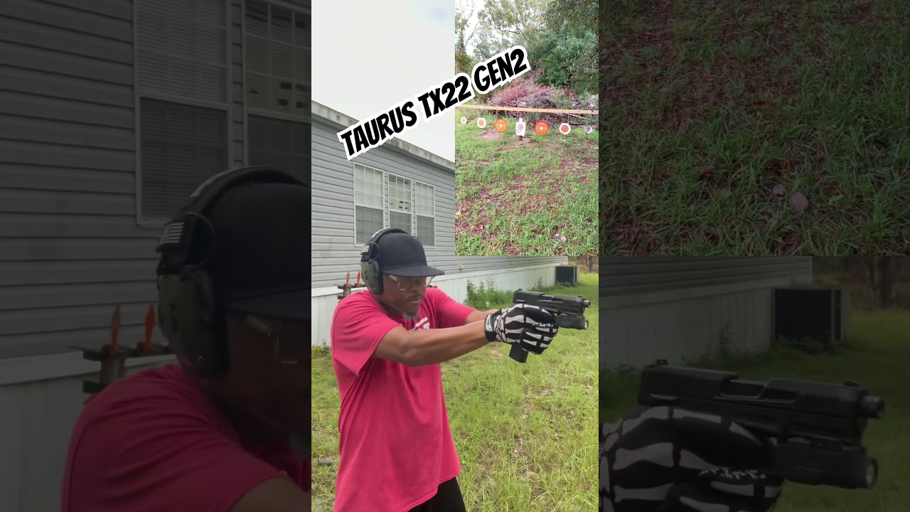 TAURUS TX22 GEN2 AT ITS FINEST 🔥 DIY Target Range Drill & Accuracy Test #2025 #happy #review #edc